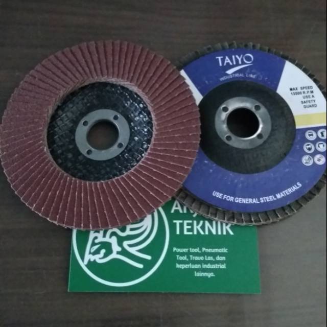 Amplas Sirip Flap Disc 4inch Taiyo #150