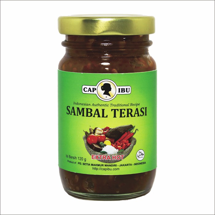 

Sambal Terasi Extra Hot Cap Ibu 120G (Botol Mini)