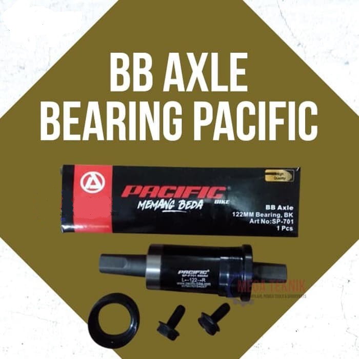 Pacific BB Bottom Bracket Axle Bearing Sepeda Pacific 122