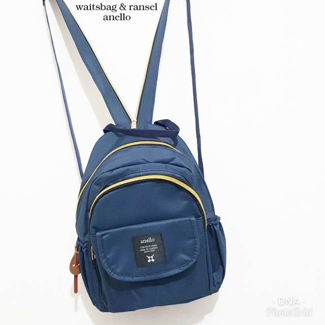 TAS DUA FUNGSI SELEMPANG RANSEL WANITA ANELLO MINI