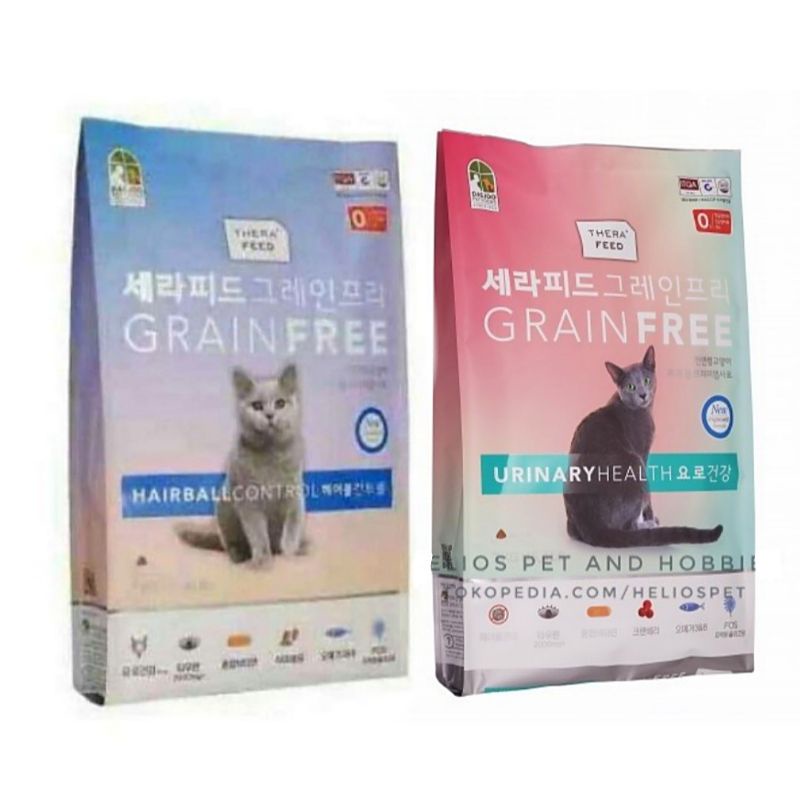 Makanan Kucing TheraFeed Hairball Urinary 7 kg (Grab/Gojek)