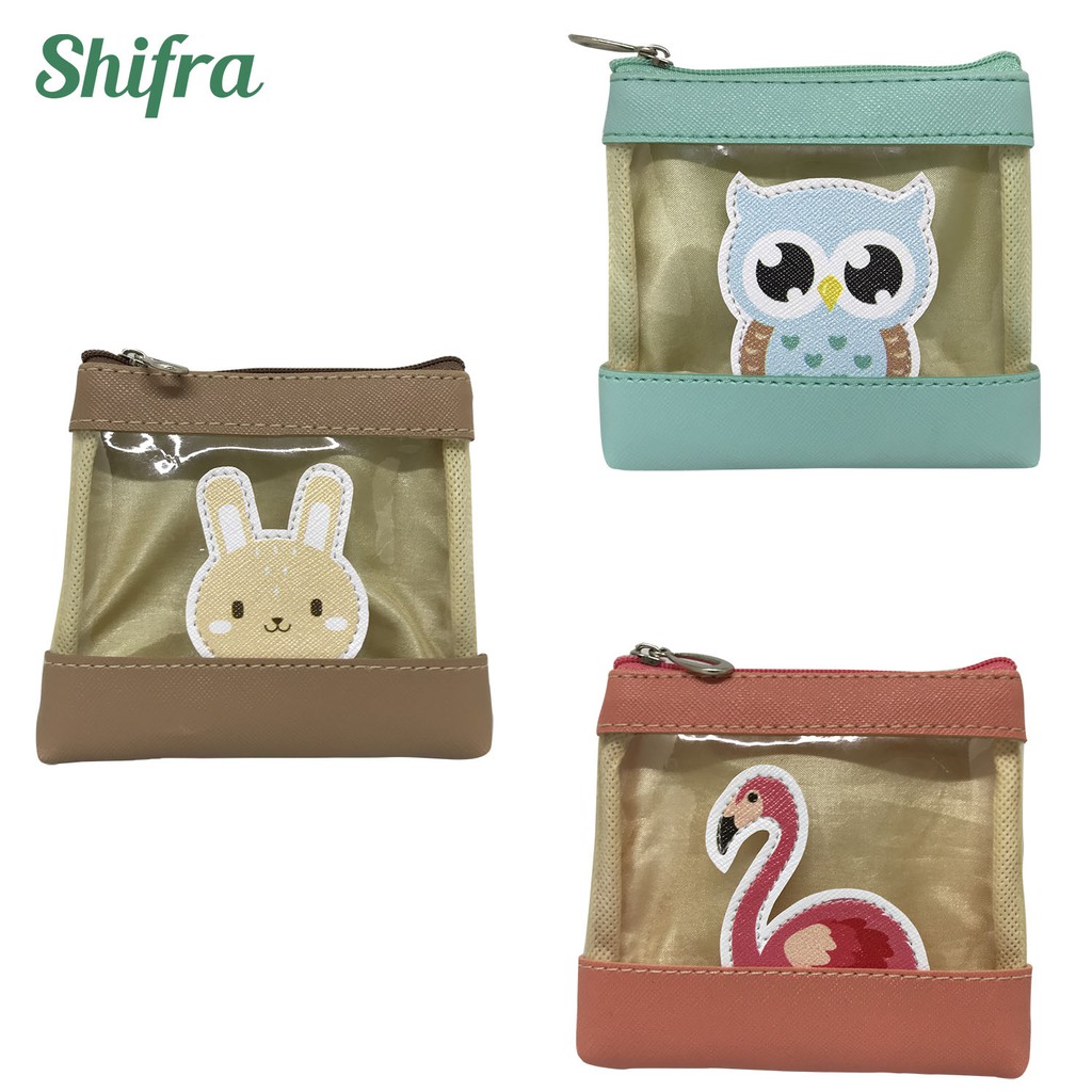 Shifra Tempat Masker Dompet Masker Dompet Koin Mika Animal