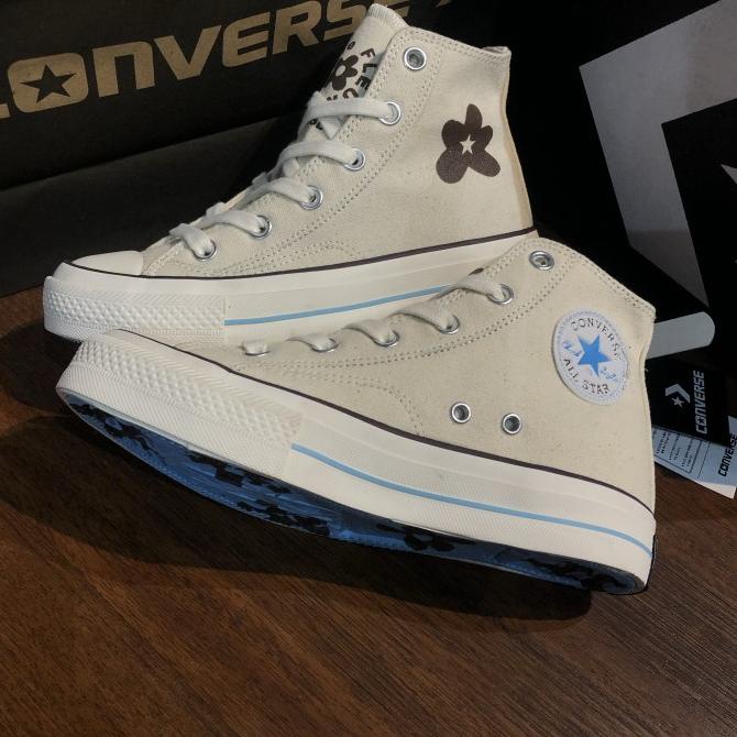 Sepatu Wanita Converse 70S High Golf Le Fleur High Offwhite Bnib