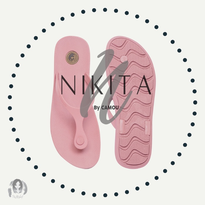 [OWNshop] Camou Sandal Jepit Wanita NIKITA Pink
