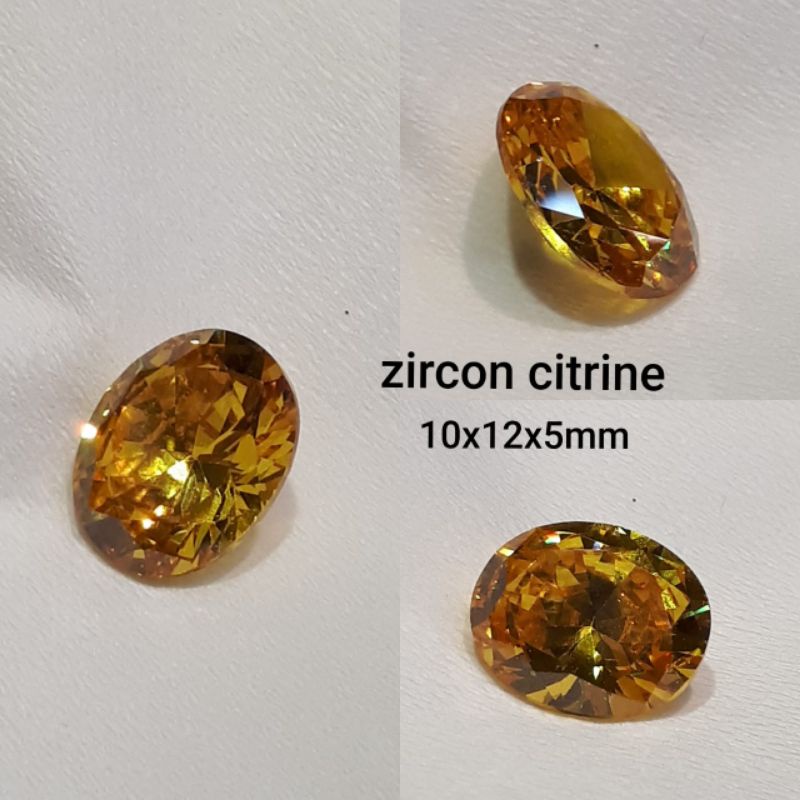 BATU CUTTING ZIRCON CITRINE