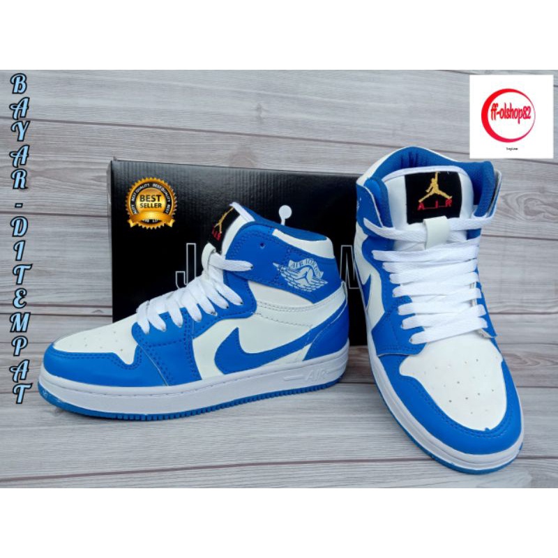 retro 1 high blue