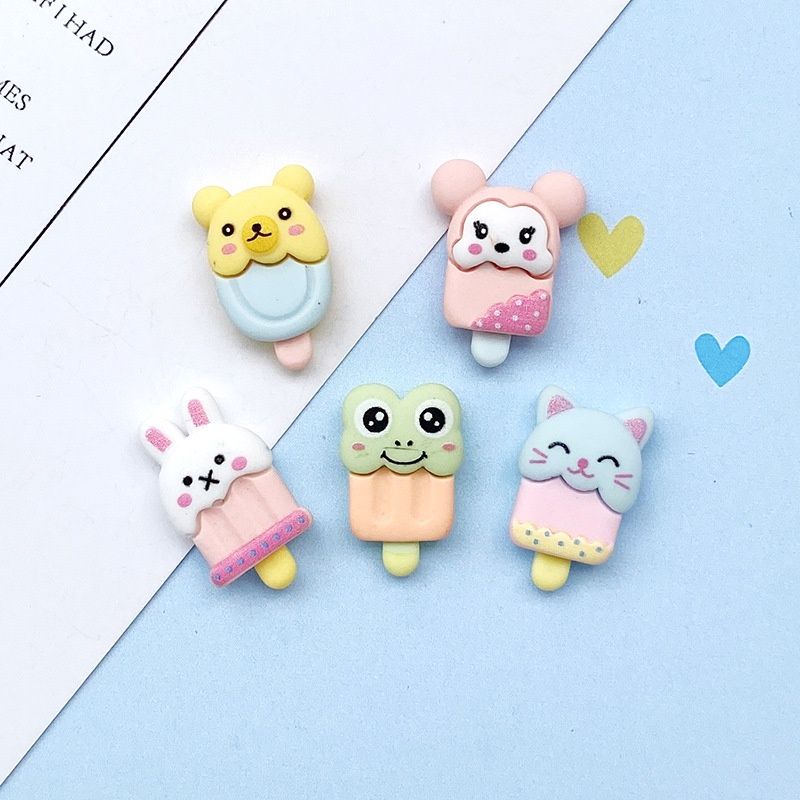 Clay resin ice cream cartoon sanrio [2 pcs]