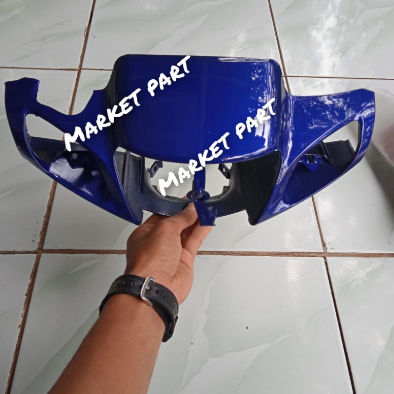 Batok depan Yamaha Fiz R batok lampu depan Fiz R Vega R Vega lama biru