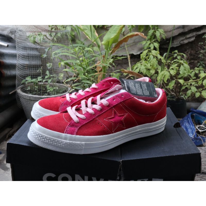 Sepatu Converse Original One Star Ox Enamel Red 161613C