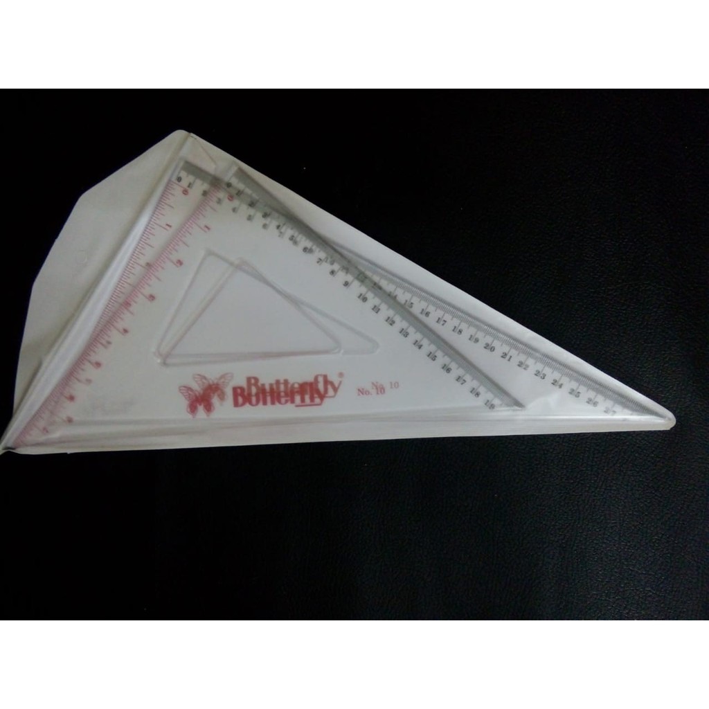 

Penggaris Segitiga No. 10 Butterfly - Triangle Ruler