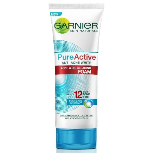 [100ml] Garnier Pure Active Anti Acne White Foam