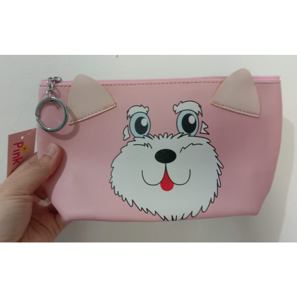 POUCH KOSMETIK DOMPET SERBAGUNA MERK PINK KISS BY ELIZABETH