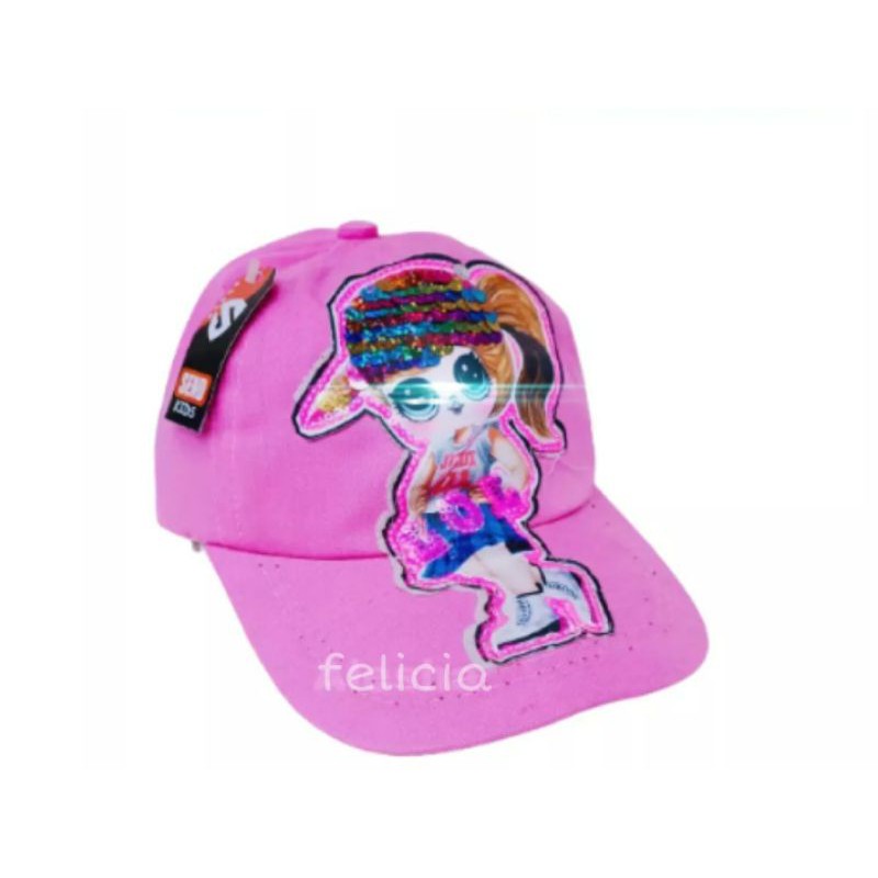 topi lol bisa menyala topi anak perempuan