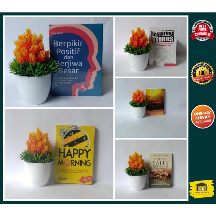 PAKET 5 BUKU Berpikir Positif dan Berjiwa Besar - Daniel Nugroho (5)