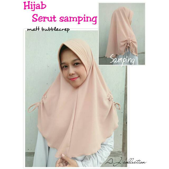HIJAB SERUT SAMPING / HIJAB MURAH