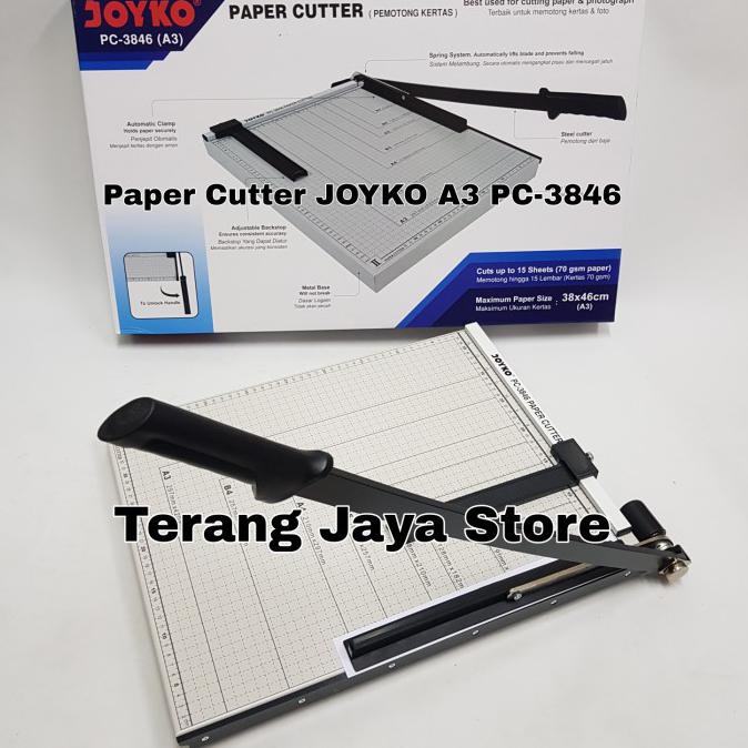 

Murah Paper Cutter A3 Joyko Pc-3846 Alat Potong Kertas Joyko Pc3846 (A3) Gilaa!!!