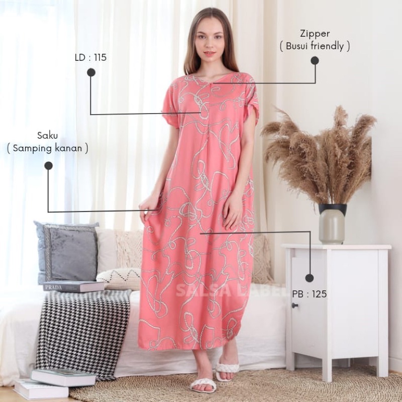 daster long semata kaki, daster panjang viral kekinian, daster rayon busui terlaris-1