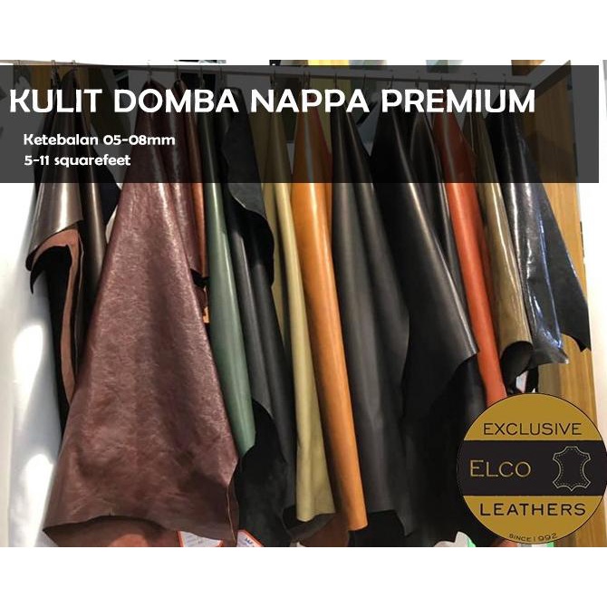 Bahan Kulit Domba Premium Lembaran 6 Feet