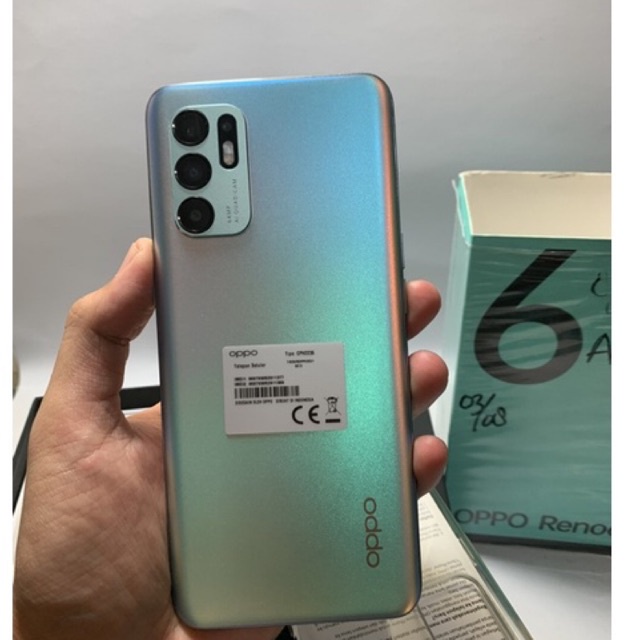 Oppo Reno 6 5G 8/128GB  Second Like New Garansi Resmi