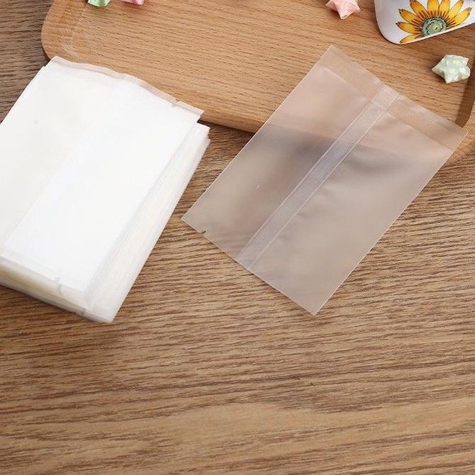 

➫ PLASTIK SEALER COOKIES NASTAR MOONCAKE TRANSPARAN DOVE BERBAGAI UKURAN 100pcs ❀