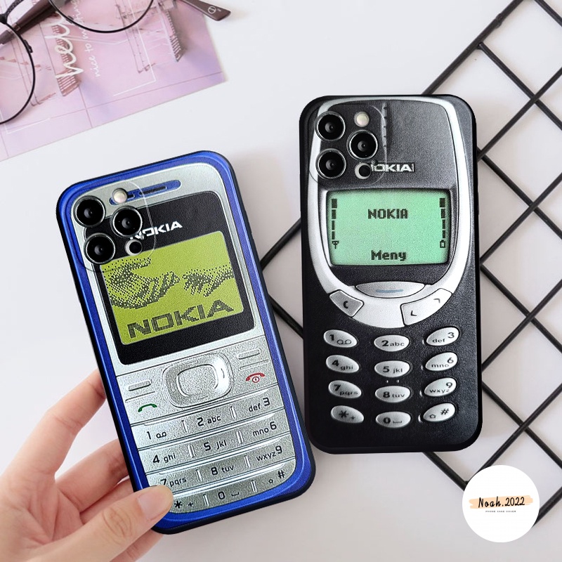 NOKIA Soft Case TPU Retro Klasik Cover RealMe Narzo 20pro 30A C11 2021 8 8Pro 7 7i C3 C15 C20 C20A C11 2020 6 6s 6i C21 C25 C35 C25 C25 C35