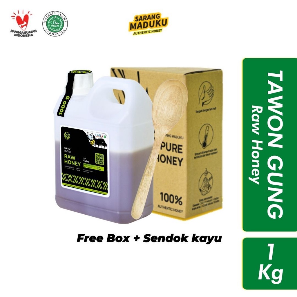

Madu Gung Murni Asli Hutan Raw Honey [1Kg] Sarang Maduku
