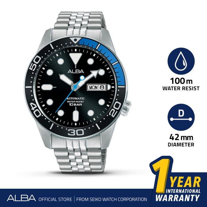 JAM TANGAN ALBA PRIA ORIGINAL AL4187x1/ JAM TANGAN RANTAI PRIA STAINLESS STEEL/ JAM TANGAN PRIA ORIGINAL AL4187x1