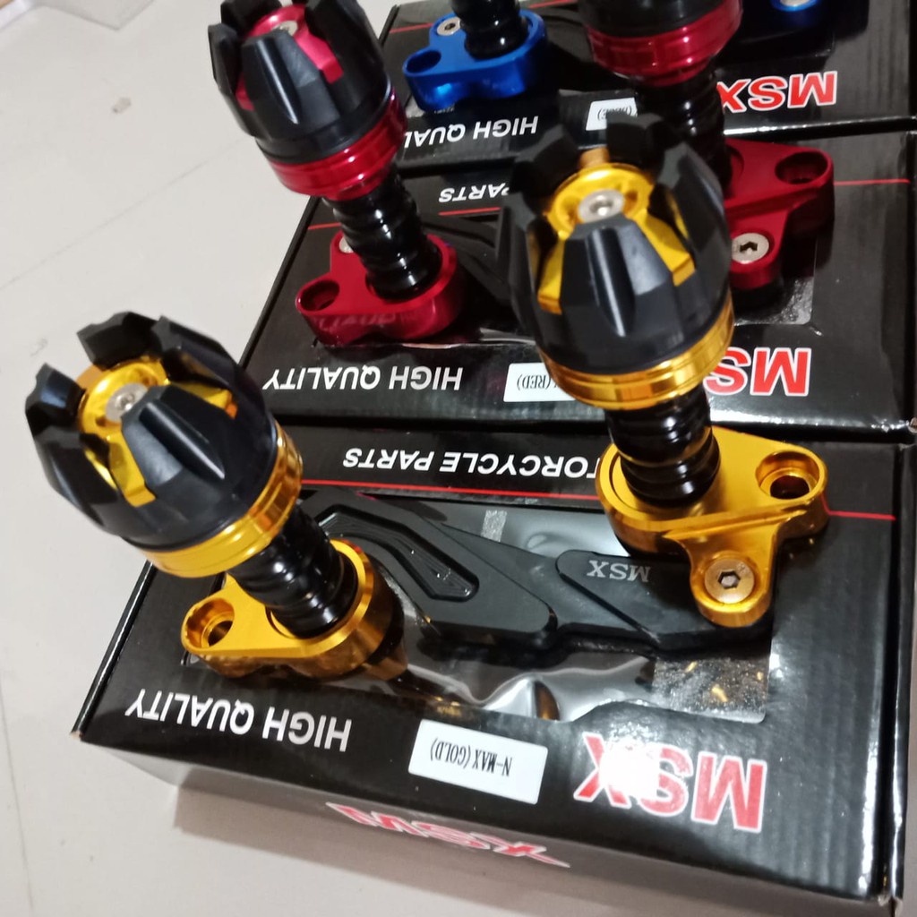 SLIDER PELINDUNG TUTUP KNALPOT NMAX AEROX / COVER JALU KNALPOT NMAX AEROX CNC motor