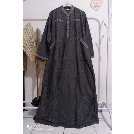 Gamis Denim Shofi Style
