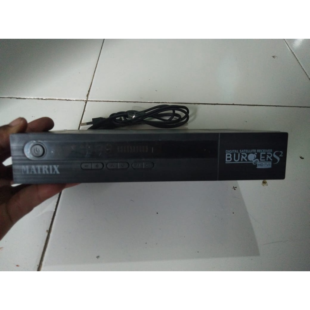 Receiver Parabola Matrix burger S2 K5S 8Mb Digital Satelite  (SECOND)