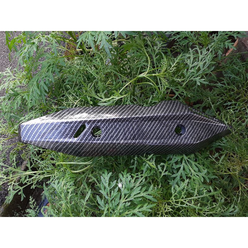 Cover Knalpot Carbon New Vario