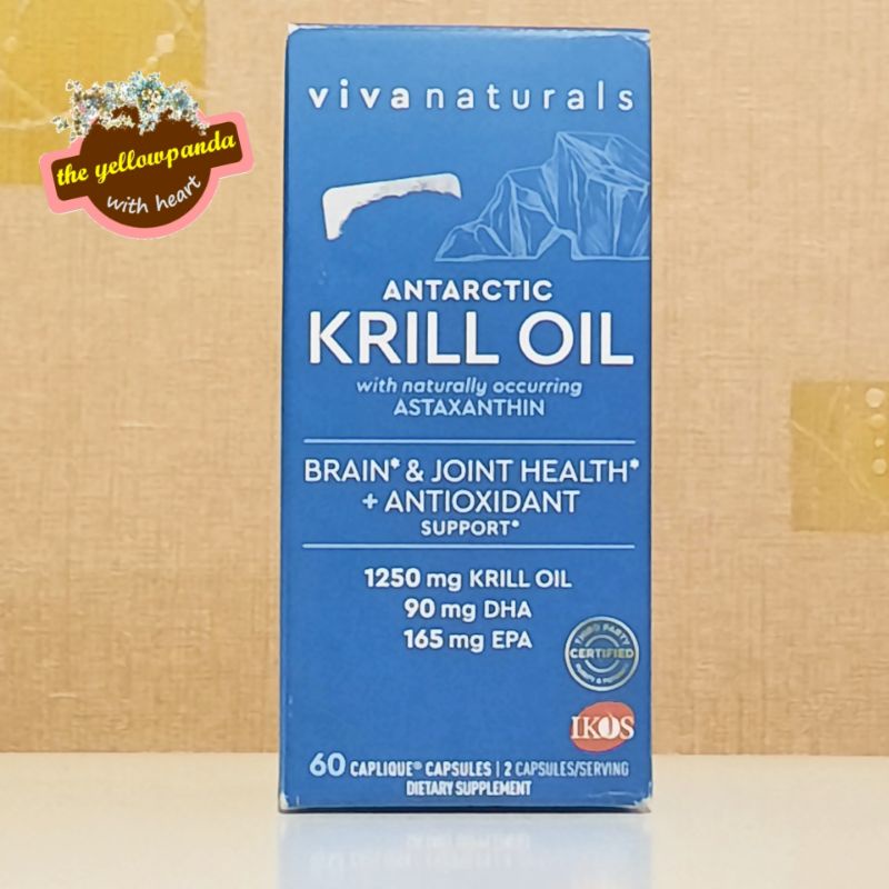 Viva Naturals Krill Oil 60 Caplique Capsules