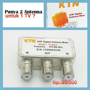 Mixer 2 antena UHF jadi 1  UHF Digital Antenna Mixer