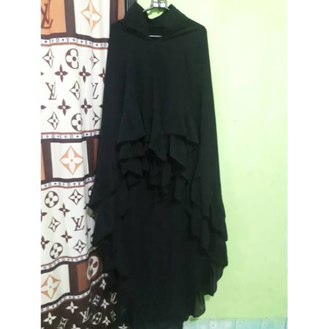 Preloved khimar 2layer