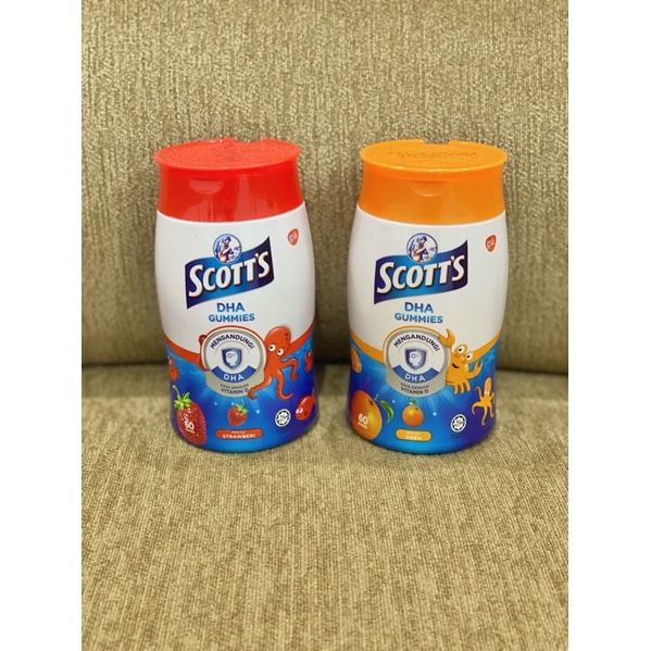 Scott's dha gummies Scotts gummies dha Vitamin anak