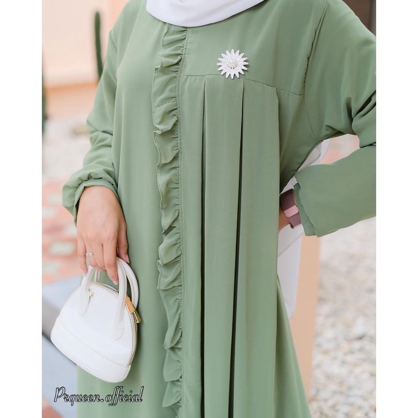 DRESS KONDANGAN - ASMIRANDA MAXY DRESS FREE BROSS - DRESS GAMIS CERUTY COCOK UNTUK ACARA KONDANGAN