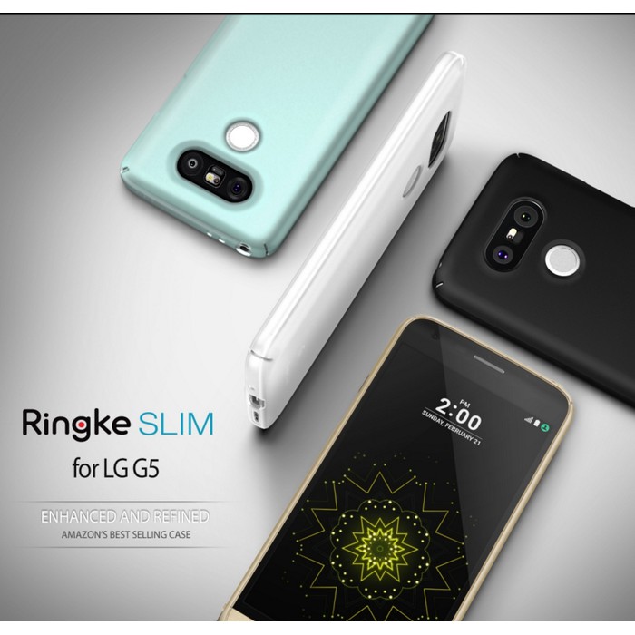 KEREN BANGET RINGKE SLIM LG G4 G5 hard case back cover casing hp full bumper thin