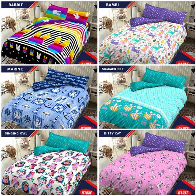 Juragan Sprei Kintakun Dluxe King No.1 180x200 - Seprai D 