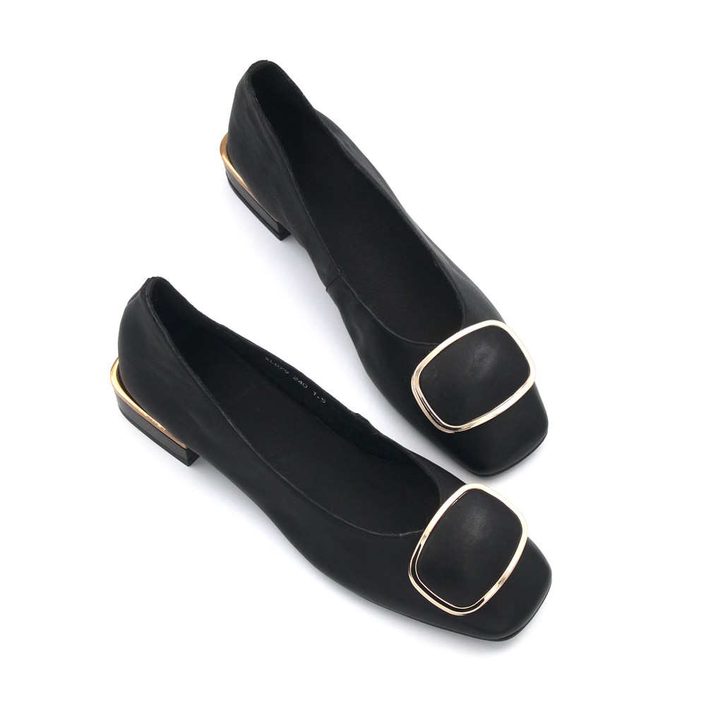 Sepatu Kulit Hak Rendah Wanita / Women Leather Oxford Low Heels Shoes WSP4