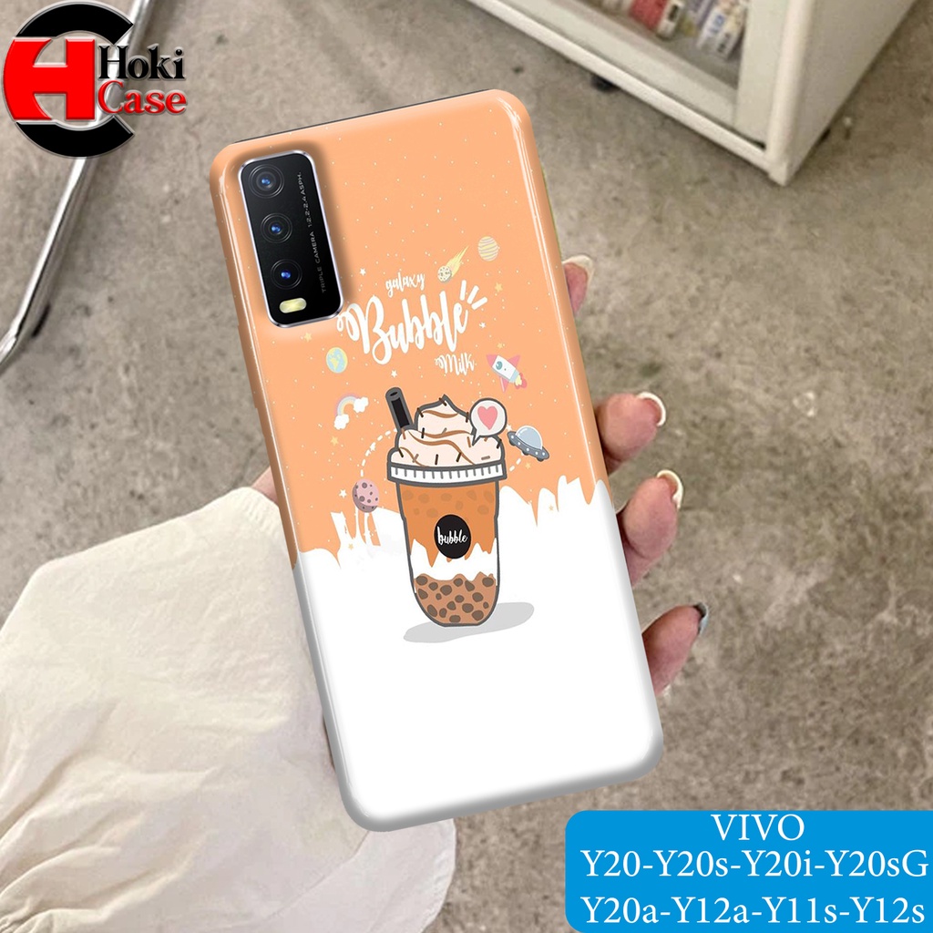 Case Vivo Y20 - Fashion Case Boba - 8 - 3d - Case Hp Vivo - Casing Viral - Kesing Hp Couple - Case L