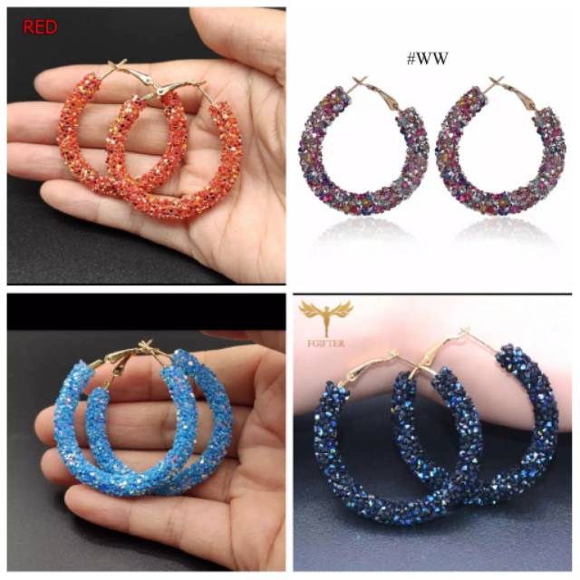 Anting Korea Wanita Kekinian Import Murah Berkualits 234