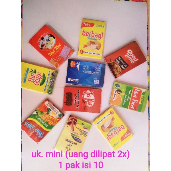 

Amplop Lebaran Mini Motif Snack