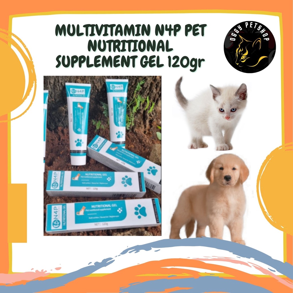 MULTIVITAMIN N4P PET NUTRITIONAL SUPPLEMENT GEL 120gr Nutriplus