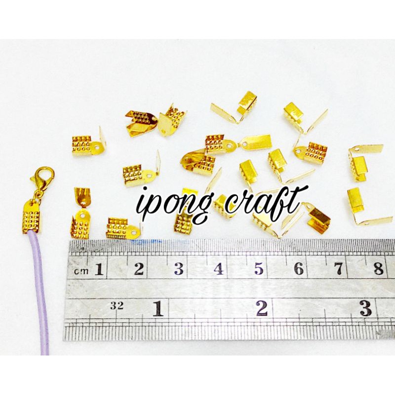 Stoper Kotak Straps Masker/ Stoper Penjepit Tali Gold/ klem kotak