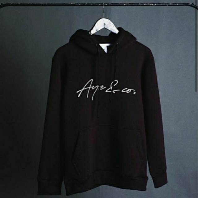 Hoodie sweater aye&co dengan varian warna full katun