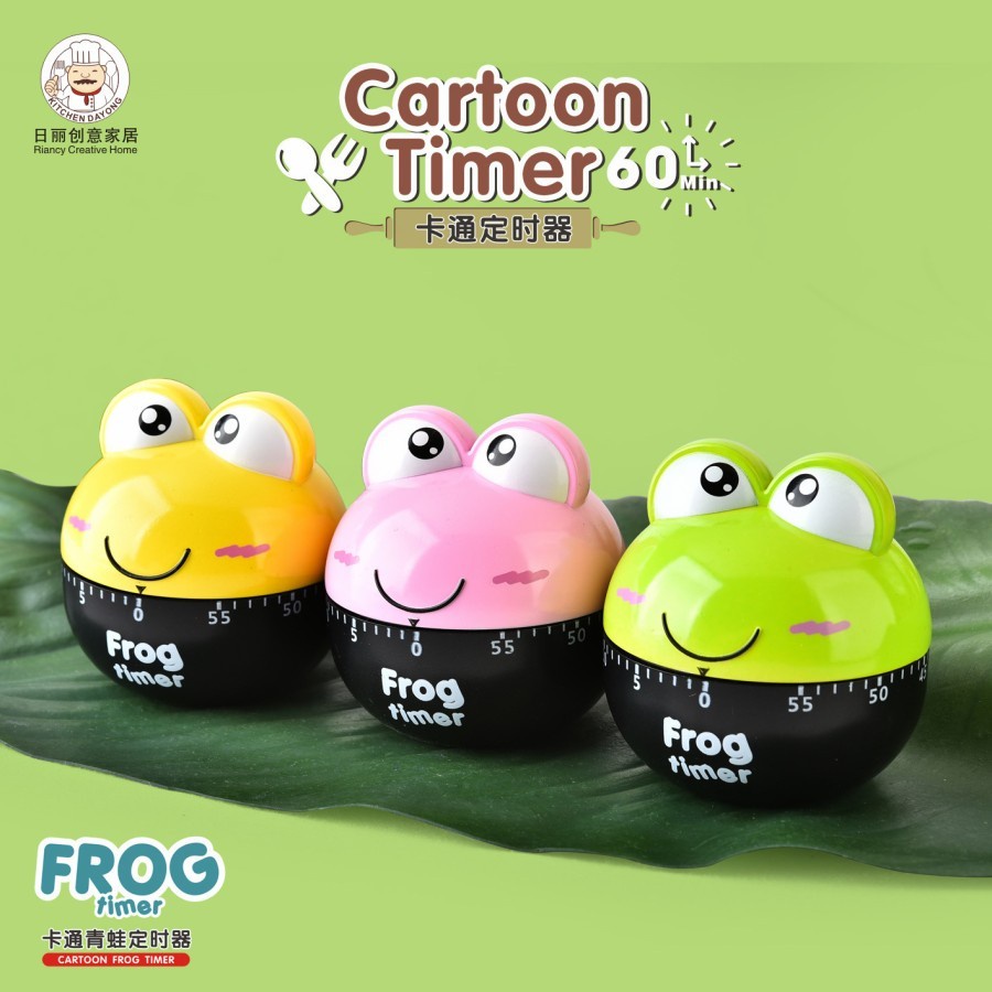 cute mechanic kitchen timer / alarm dapur tanpa batre