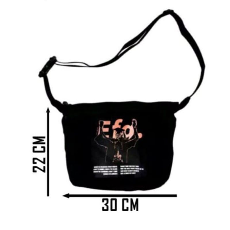 sling bag/tas slempang/waist bag pria wanita BAND METAL