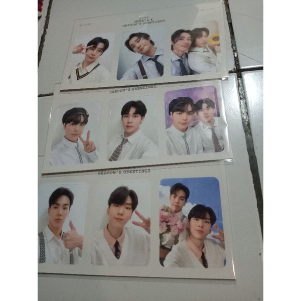 Monsta X photocard bene Season Greeting 2022