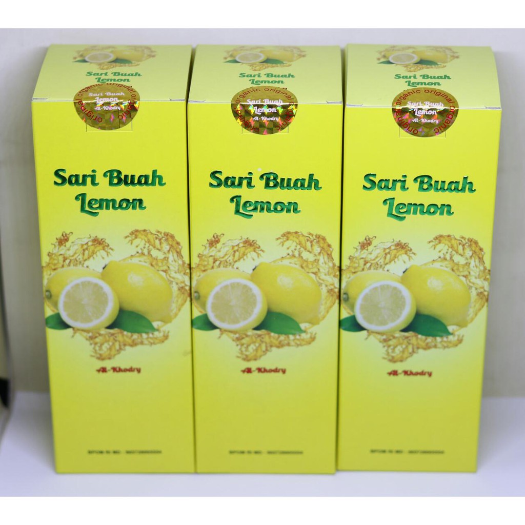 Al Khodry Sari Buah Lemon Jus Diet isi 500 ml Asli Original Gratis Ongkir