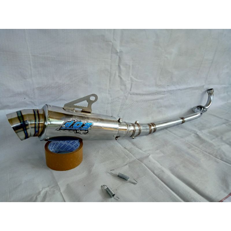 knalpot racing DOS model karisma/supra 125/blade/revo absolute/blade